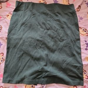 Green pencil skirt